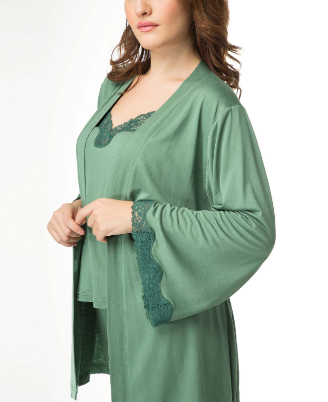 Pyjama Coton Viscose 3 Pièces